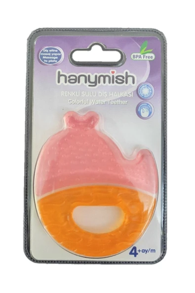 Hanymısh Renkli Sulu Diş Halkası-salyangoz ürün görseli 1