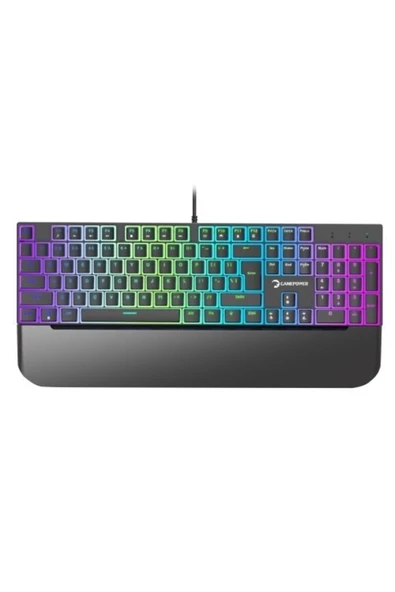 GAMEPOWER Suki Mekanik Mavi Switch Puding Keycaps Türkçe Q 104 Tuş USB Gaming Klavye ürün görseli 1