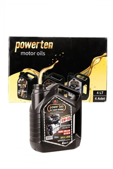 POWERTEN 5w30 motor yağı 4 lt   4ADET 2026 ürün görseli 1