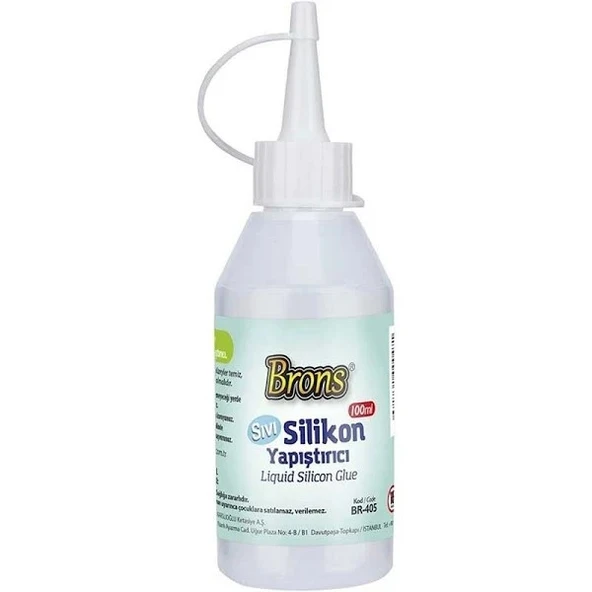 BRONS SIVI SİLİKON YAPIŞTIRICI 100 GR ürün görseli 1