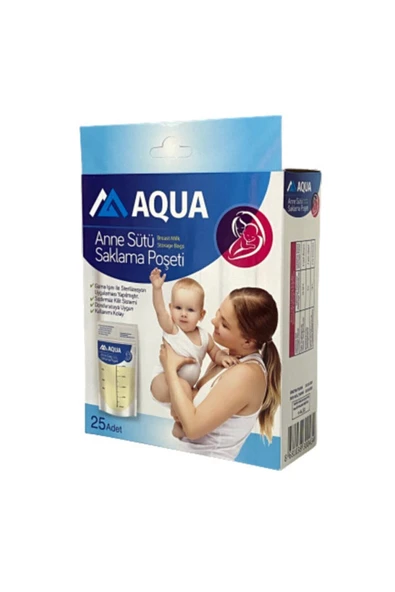 Aqua Anne Sütü Saklama Poşeti 25 Adet 1 Kutu ürün görseli 1