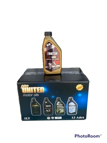 UNİTED PRO 2T MOTOSİKLET YAĞI 1 LT 12 ADET KOLİ YENİ ÜRETİM ürün görseli 1