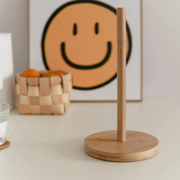 Paçi Bambu 12 cm Yuvarlak Havlu Peçetelik - Resim 2
