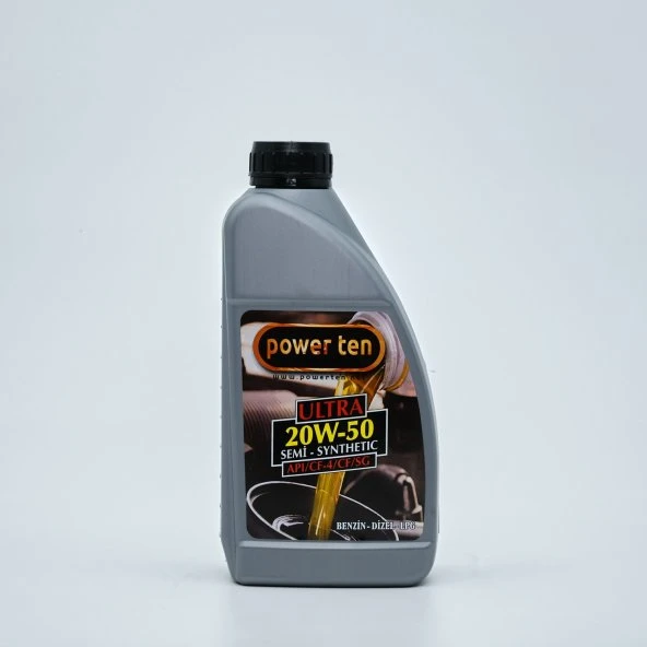 POWERTEN 20W50 MOTOR YAĞI  900 ML 3 adet 2026 ürün görseli 1