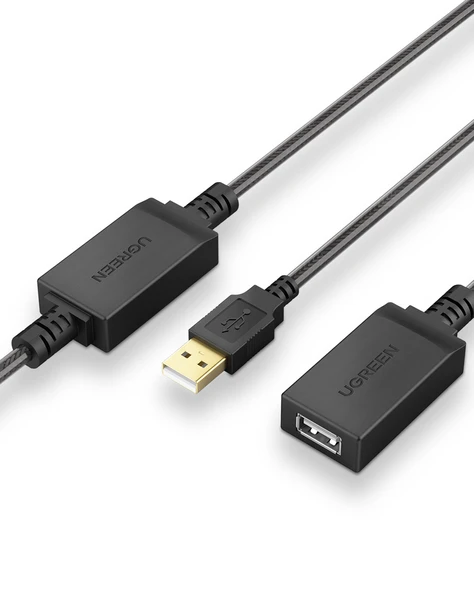 UGREEN USB 2.0 Uzatma Kablosu Wi-Fi Amplifikatör, 10 Metre, 10321 ürün görseli 1