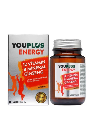 ENERGY VİTAMİN MİNERAL 30 TABLET - Resim 2