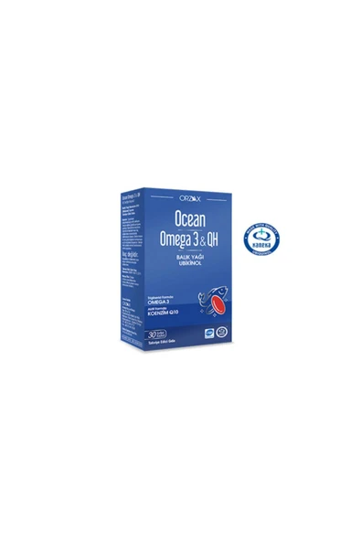 Ocean Omega 3 Qh Takviye Edici Balık Yağı 30 Kapsül ürün görseli 1