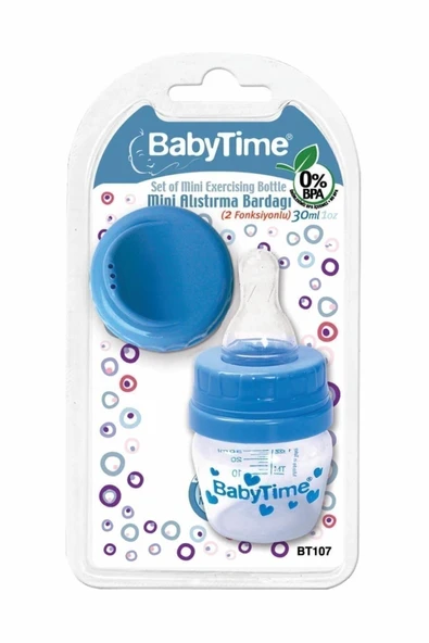 Baby Time 2 Fonksiyonlu Mini Alıştırma Bardağı ürün görseli 1