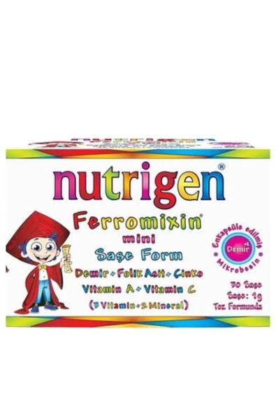 Mini Ferromixin Vitamin ve Mineral Takviyesi 30 Saşe ürün görseli 1