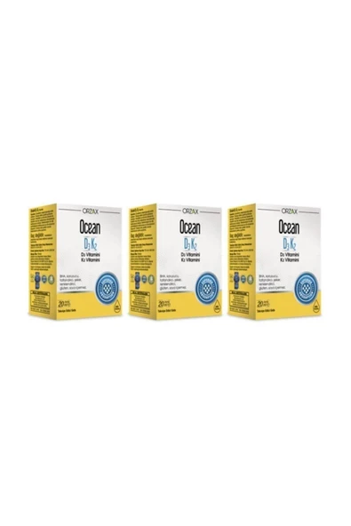Ocean D3k2 Damla 20 ml 3 Adet ürün görseli 1