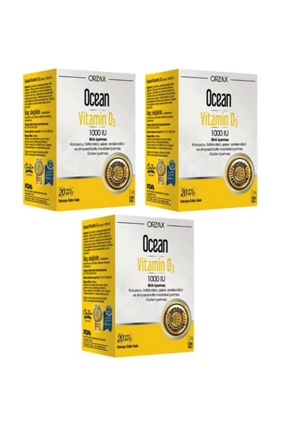 Vitamin D3 1000 IU Sprey 3 Adet ürün görseli 1