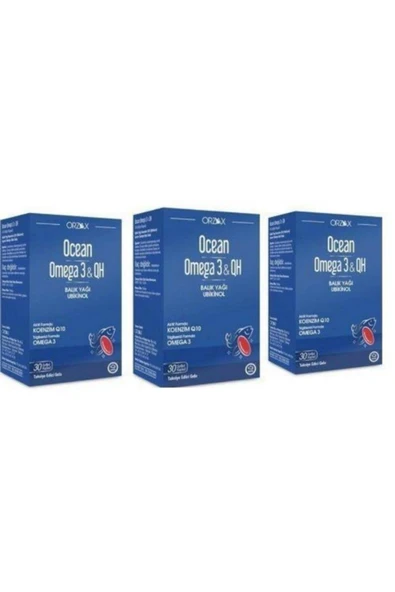 Omega 3 & Qh 30 Yumusak Kapsul 3 Adet ürün görseli 1