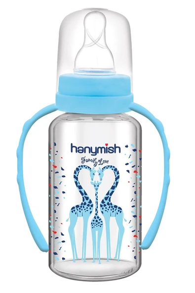 Kulplu Cam Biberon 125 Ml ürün görseli 1