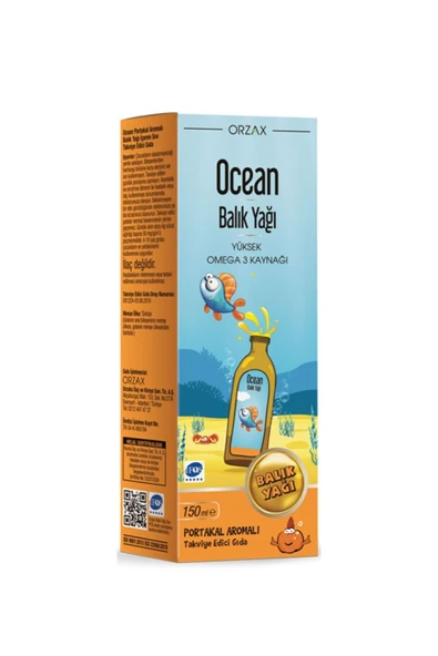 Omega 3 Portakallı Balık Yağı 150ml ürün görseli 1