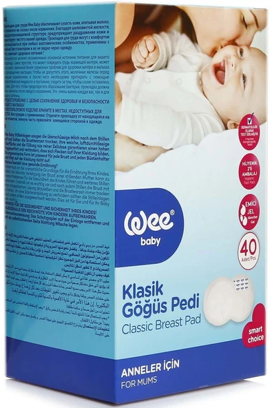 Klasik Göğüs Pedi (40 LI) 80 Adet - Resim 2