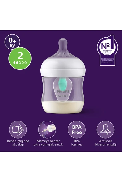 Anti-kolik Biberon 125 ml, 0+ Ay, SCY670/01 ürün görseli 1