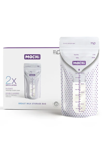 Mochı Anne Sütü Poşeti 200ml 25 Adet ürün görseli 1