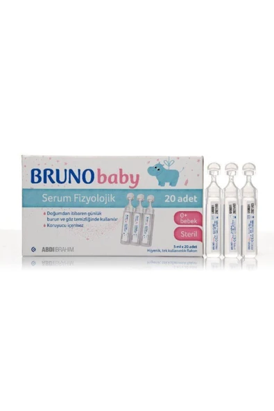Baby Serum Fizyolojik 5 Ml X 20 Adet 2'li Paket ürün görseli 1