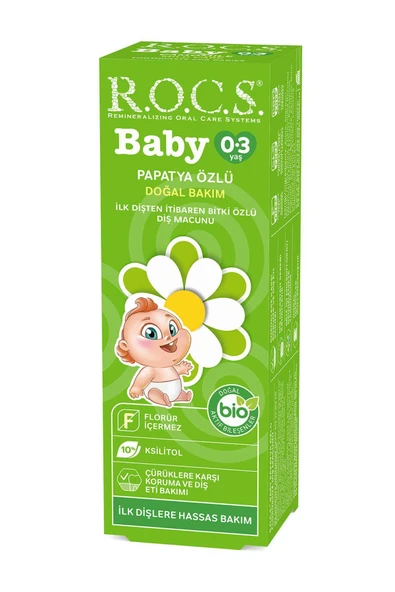 Baby 0-3 Yaş Diş Macunu Papatya Özlü 45 gr ürün görseli 1