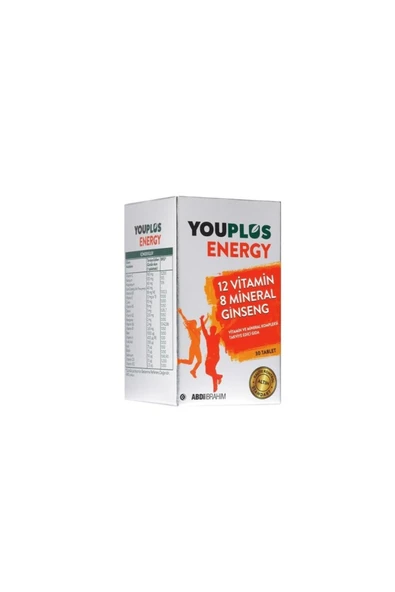 Energy Vitamin Ve Mineral Kompleksi Takviye Edici Gıda 30 Tablet ürün görseli 1