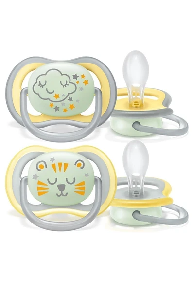 Avent Ultra Air Nighttime Karanlıkta Parlar Gece Emziği 18 Ay ürün görseli 1