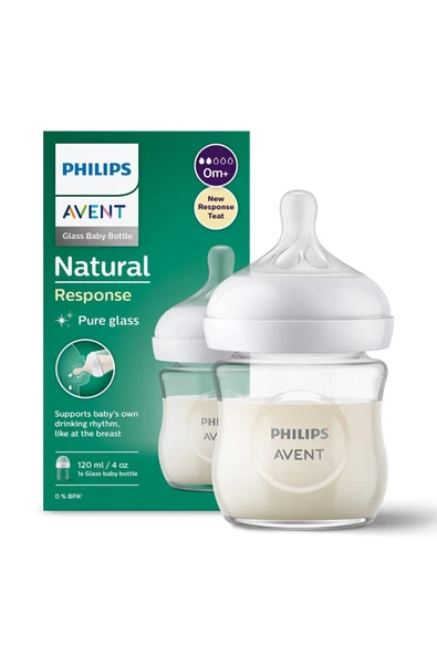 Avent Natural Response Cam Biberon 0 Ay+120ml - Resim 2