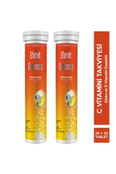 Efervit Defence 20 Efervesan Tablet Ikincisi %50 ürün görseli 1