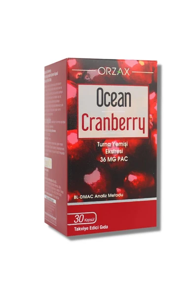Ocean Cranberry Turna Yemişi Ekstresi 36 mg Pac 30 Kapsül ürün görseli 1