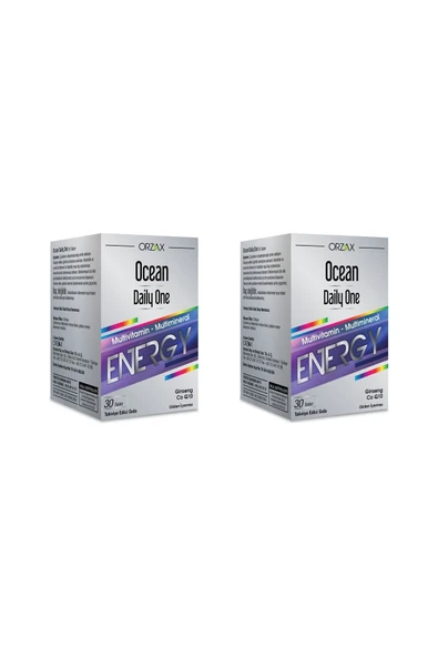 Ocean Daily One Energy 30 Tablet 2'li Paket ürün görseli 1