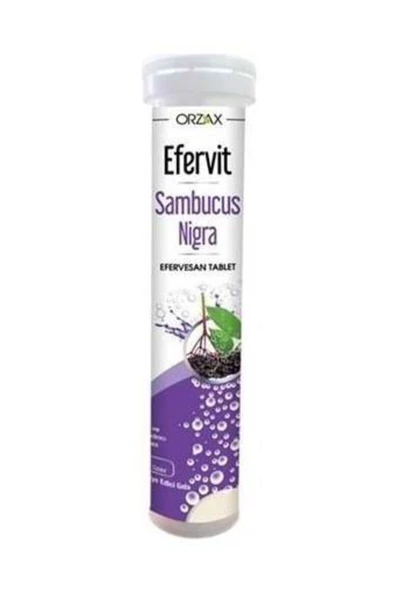 Efervit Sambucus Nigra Kara Mürver C Vitamini Çinko 20 Tablet ürün görseli 1
