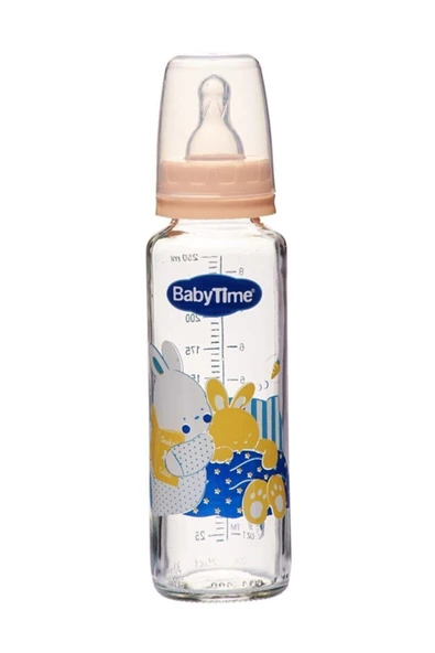 Bt073 Cam Biberon 250 ml Pembe - Resim 2