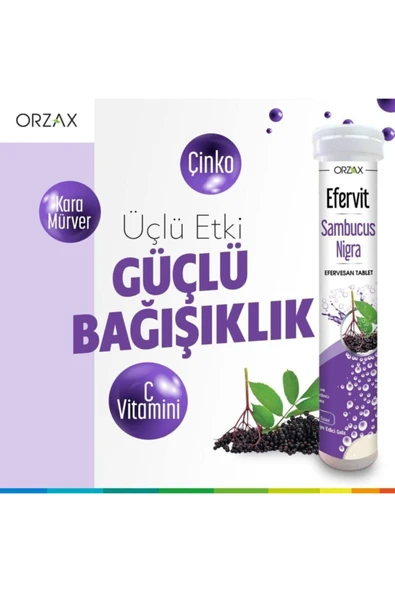Efervit Sambucus Nigra 20 Tablet ürün görseli 1