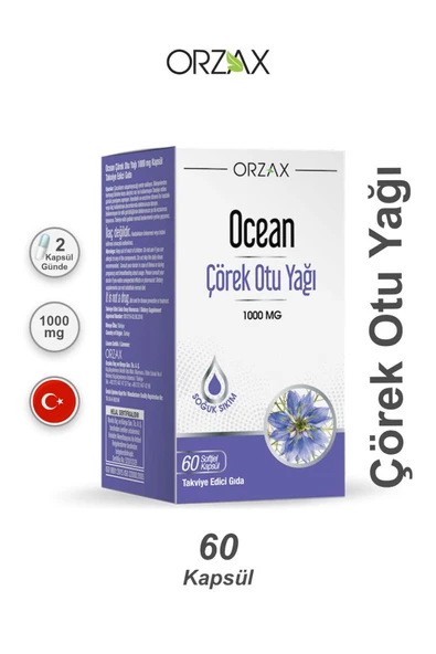 Ocean Çörek Otu Yağı 60 Kapsül ürün görseli 1