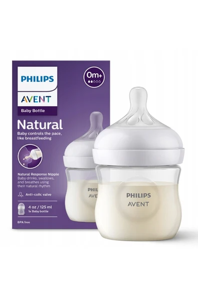 SCY900/01 Avent Biberon Doğal Tepkili Pp 0-3 Ay 125ml ürün görseli 1
