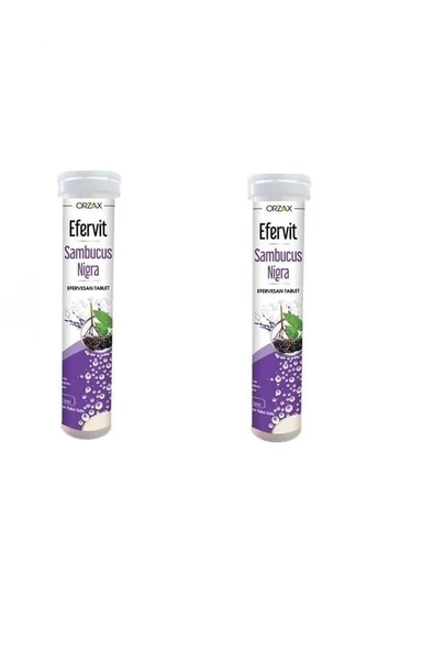 Efervit Sambucus Nigra 20 Efervesan Tablet 2 Kutu ürün görseli 1
