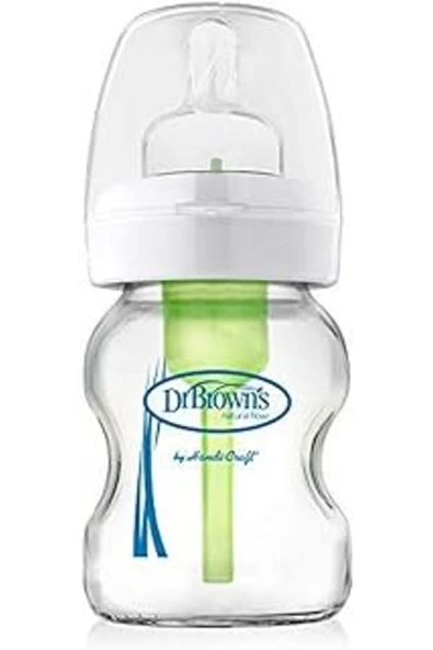 Dr Browns Geniş Ağız Cam Biberon 150Ml ürün görseli 1