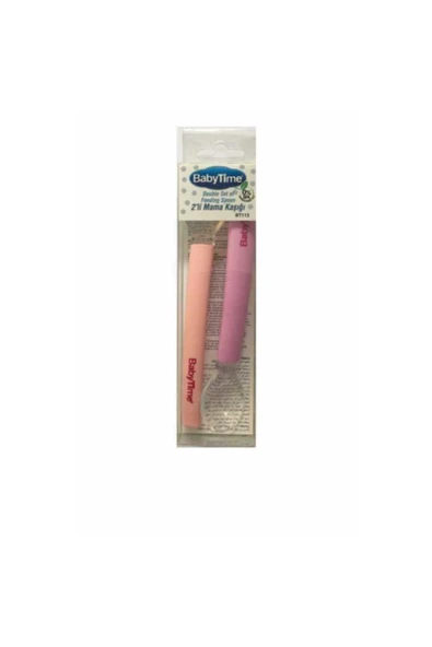 Baby Time Silikon Kaşık 2'li Bt113 Pembe-somon ürün görseli 1
