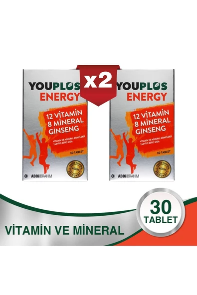 Multi Ener-g Multivitamin 2 X 30 Tablet ürün görseli 1