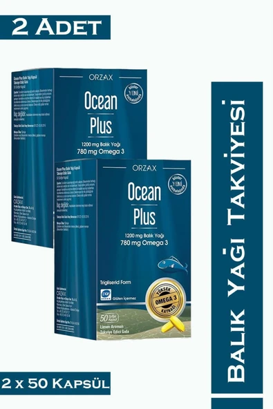 Ocean Plus 1200 mg 50 Kapsül 2 Adet ürün görseli 1