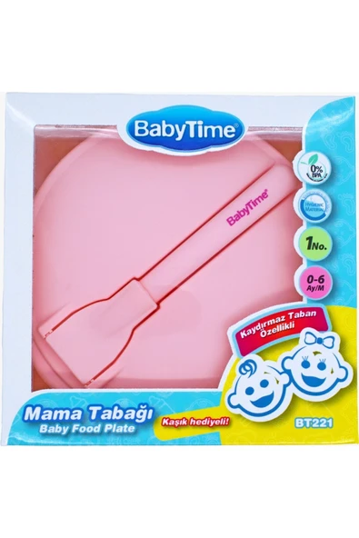Bt221 Kaydırmaz Mama Tabağı - Pembe ürün görseli 1