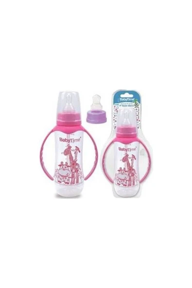 Silikon Damak Uçlu Kulplu Pp Biberon 250 ml ürün görseli 1