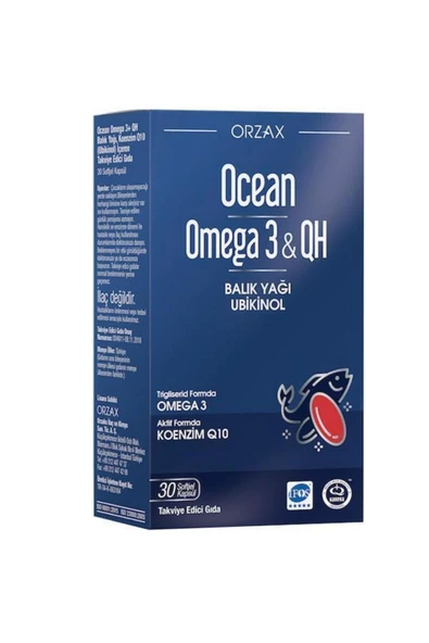 Omega 3 & Qh 30 Yumusak Kapsul ürün görseli 1