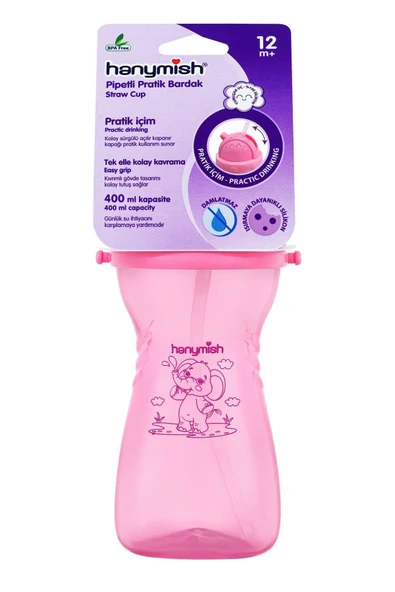 Pipetli Pratik Bardak 400 ml Askılıklı - Resim 6
