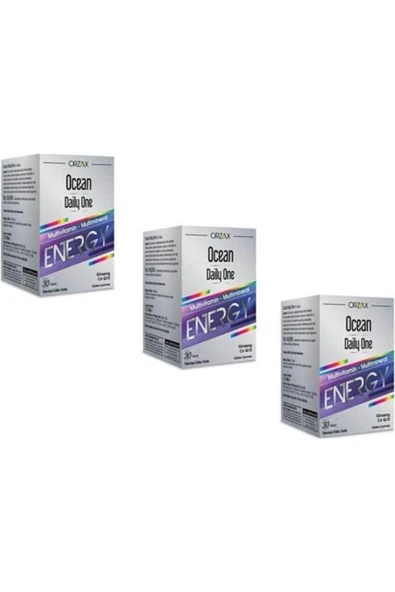 Daily One Energy 30 Tablet 3 Adet ürün görseli 1
