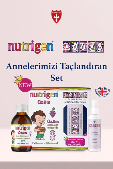 Aquas Enerjetik Spf15 Day Cream Hediyeli Nutrigen Üzüm ürün görseli 1