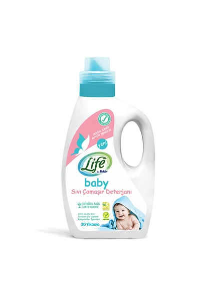 Life by Fakir Baby Bitkisel Bazlı Sıvı Çamaşır Deterjanı 1500 ml ürün görseli 1