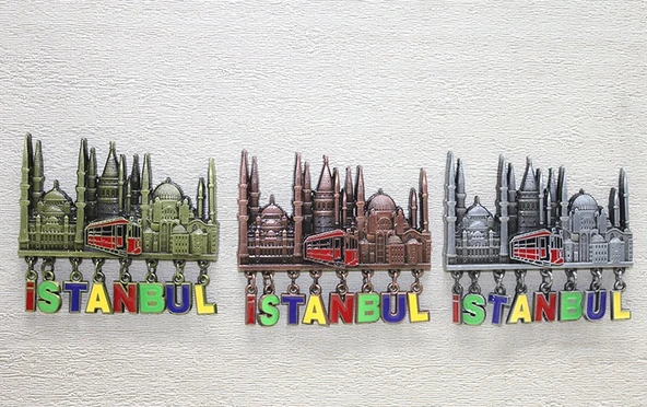 Sarkaçlı İstanbul Temalı Magnet - Model 3 ürün görseli 1