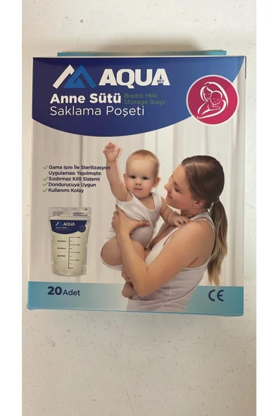 Anne Sütü Saklama Poşeti 20 Lik X 3 Kutu  60 Adet ürün görseli 1