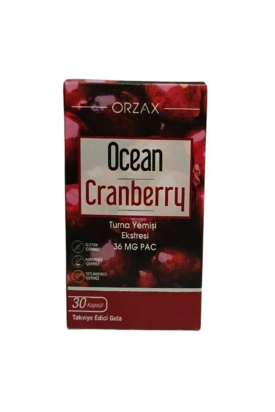 OCEAN CRANBERRY TAKVIYE EDICI GIDA 30 tablet ürün görseli 1