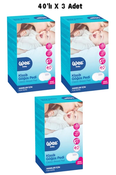 Baby Klasik Göğüs Pedi 40 Lı X 3 Adet ürün görseli 1